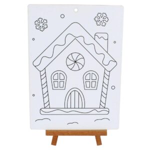 Art.10006 Lienzo/Diseño Con Atril 25x16cm 1pz