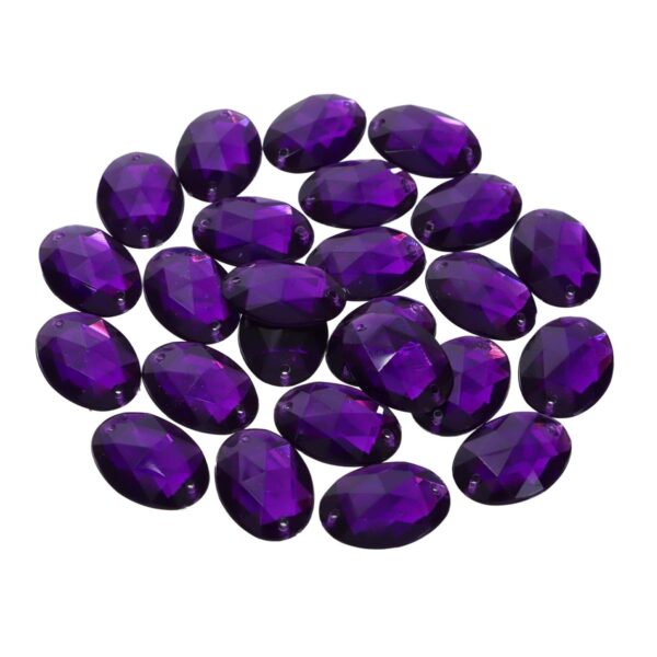 Art.10262 Piedra Acrílico Oval 25X18mm 25pz