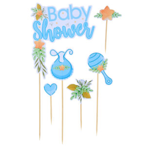 Art.10413 Adorno Pick Baby Shower Color 6pz
