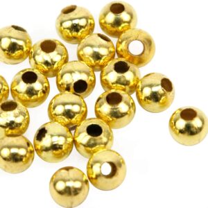 Art.10512 Cuenta Metálica Orificio Grande Plata 6mm 40g (aprox 135pz)