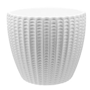 Art.10532 Base Fina Cerámica Blanca 14x16x10.5cm 1pz