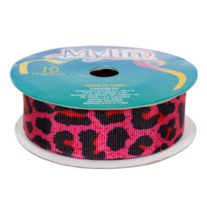 Art.10593 Listón Popotillo Leopardo 23mm 10m