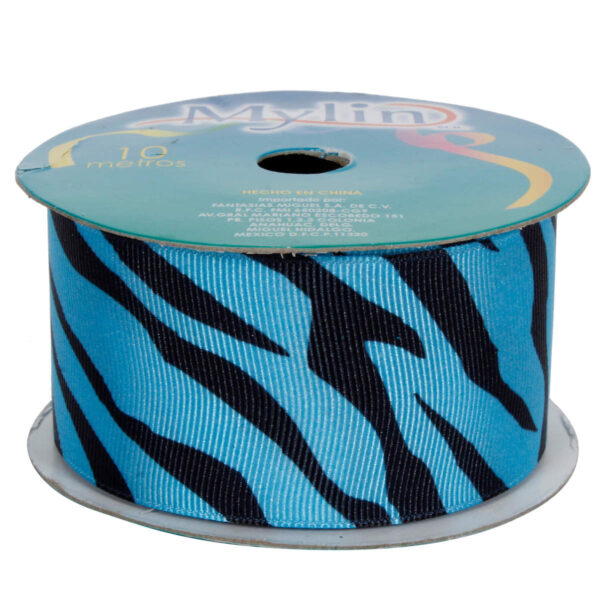 Art.10597 Listón Popotillo Zebra 38mm 10m