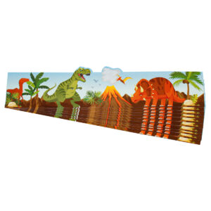 Art.10610 Banda Para Botella de Agua Dinos 4.5x21.5cm 10pz