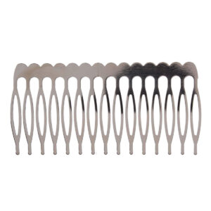 Art.1072 Peineta De Metal 4x7.8cm 6pz