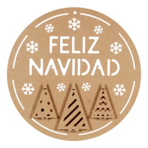 Art.10836 Esfera Navidad 3D 50cm 1pz