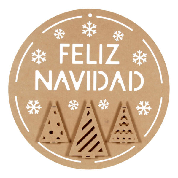 Art.10836 Esfera Navidad 3D 50cm 1pz