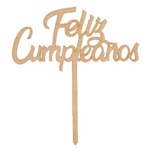 Art.10968 Pick Mini Feliz Cumpleaños 11x10cm 1pz