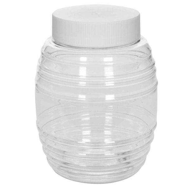 Art.11000 Bote Barril Con Tapa (Aprox 500ml) 12.5x9.5cm 1pz