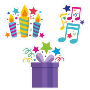 Art.11115 Kit Adorno Cumpleaños 32x29cm 3pz