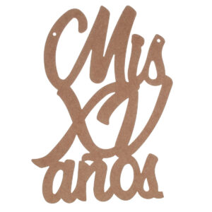 Art.11135 Letrero Mega Mis XV Años 61x43cm 1pz