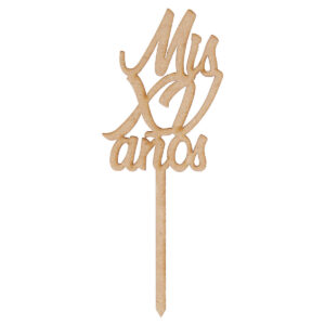 Art.11144 Pick Mini Mis XV Años 11x4cm 1pz