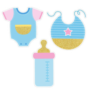 Art.11161 Kit Adorno Niño/Niña 30x29cm 3pz