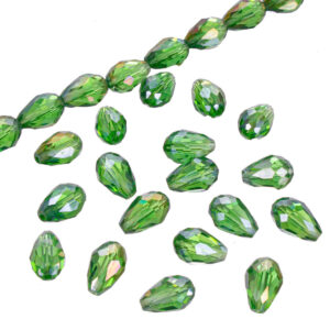 Art.11220 Cuenta Cristal Gota 8mm Hilo 69cm (Aprox 60pz)