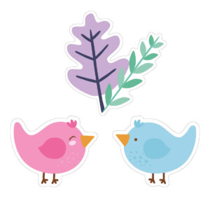 Art.11290 Kit Adorno Baby Shower 24.5x30cm 3pz