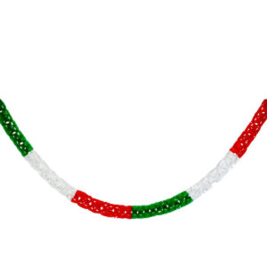 Art.11338 Guía Gusano Tricolor Plástico 17cm 2m