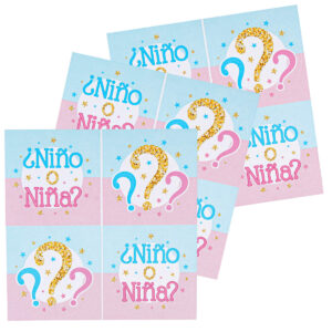 Art.11456 Calcomanía Es Niño O Niña 4.5cm 12pz