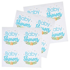 Art.11469 Calcomanía Baby Shower 4.5cm 12pz