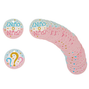 Art.11489 Tarjeta Niño O Niña 3.5cm 24pz