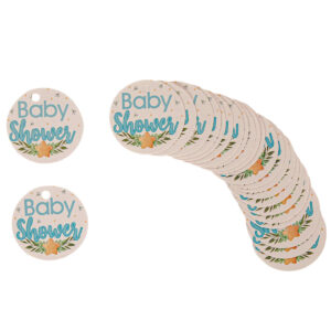 Art.11499 Tarjeta Baby Shower 3.5cm 24pz