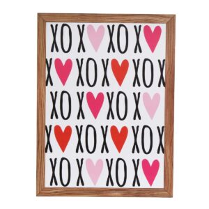 Art.11700 Cuadro XoXo 38x28.5cm 1pz