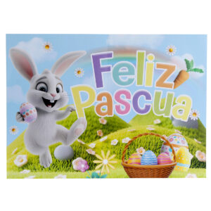 Art.11729 Letrero Pascua 49x68cm 1pz