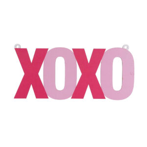 Art.11762 Letrero XoXo 12x28cm 1pz