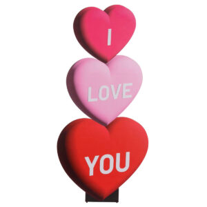 Art.11764 Letrero I Love You Grande 77x36cm 1pz