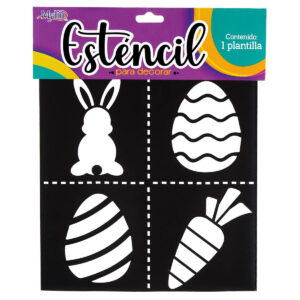 Art.11783 Esténcil Figuras Chico 15x15cm 1pz