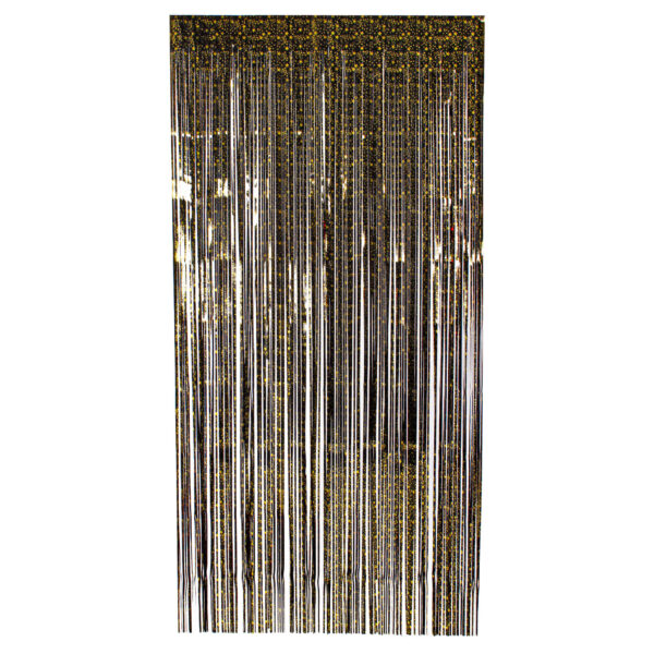 Art.1261 Cortina Metálica Con Estrellas 2x1m 1pz