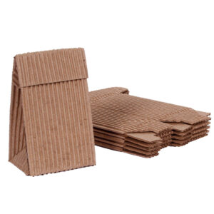 Art.1283 Bolsa de Cartón Corrugado 9x5.5x3.8cm 6pz