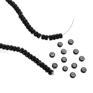 Art.1396 Cuenta Dona Cristal 6x4mm Hilo 41cm (aprox 99pz)