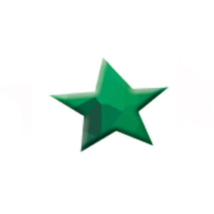 Art.1638 Piedra Estrella Acrílica 3mm 200pz