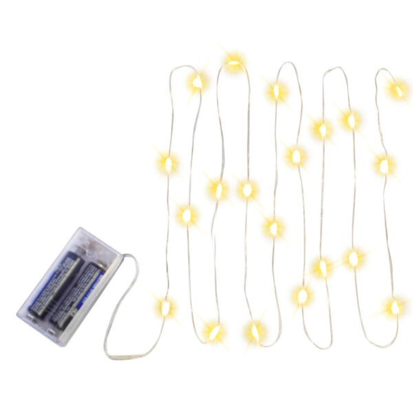 Art.1663 Serie Con 20 Leds Color Blanco 2m 1pz