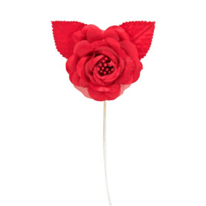 Art.167 Ramito Cv Flor De Rosa 5.5cm 1pz