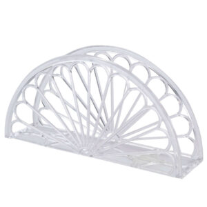 Art.1762 Servilletero Plástico Transparente 7.3x14.2cm 1pz