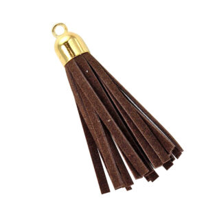 Art.1841 Borla De Gamuza 5cm 6pz