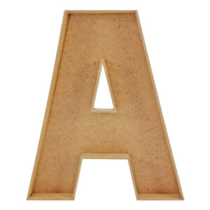 Art.1885 Caja Forma De Letra 25cm 1pz