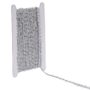Art.1996 Cordón Con Chenille Metalizado 5mmx9.1m 1pz
