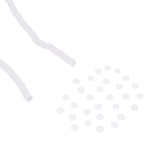 Art.2099 Cuenta Plástica Heishi 6x1mm (Hilo Aprox 370pz )