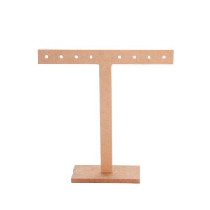 Art.2108 Base para Aretes Madera 13.5x13.5x4cm 1pz