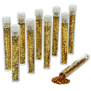 Art.2200 Bolsa Con Tubos De Diamantina 8x1cm 10pz