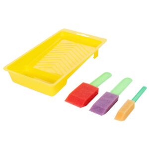 Art.2241 Juego Accesorios Para Pintar Con Charola 4pz