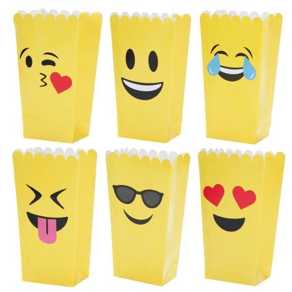Art.2261 Caja Para Palomitas Emoji 13x7.5x5cm 6pz