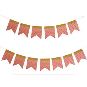 Art.2331 Guia 13 Banderines Con Diamantina Puntos 3m 1pz