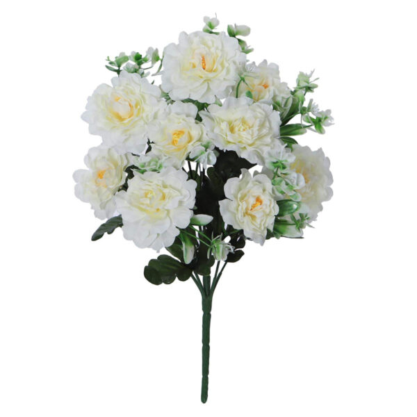 Art.2344 Ramo Fino Rosa x9 Flores 38cm 1pz