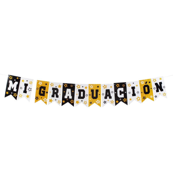 Art.2359 Banderín Mi Graduación x12 20.5x11cm 2m