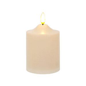 Art.2436 Vela Con Luz Led 12.5x7.5cm 1pz