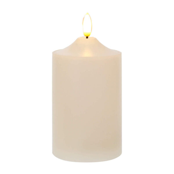 Art.2437 Vela Con Luz Led 14.5x7.5cm 1pz