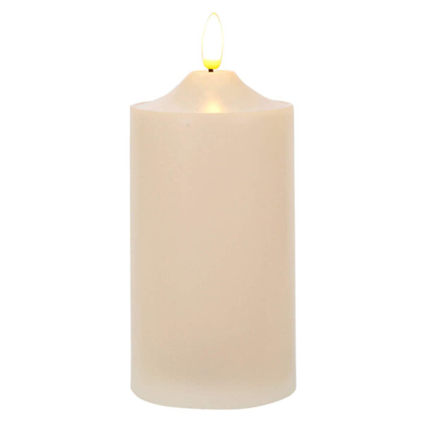 Art.2440 Vela Con Luz Led 16.5x7.5cm 1pz